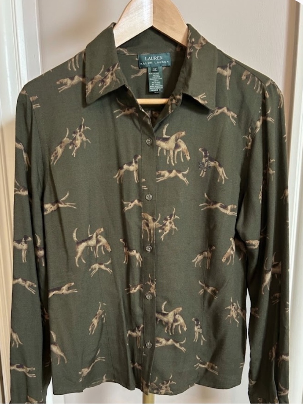 Vintage Ralph Lauren Dog Shirt